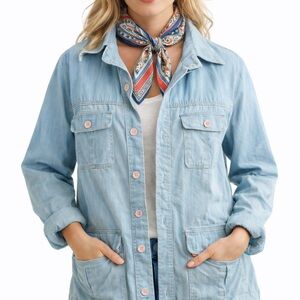 Soft Denim Wescott Canada Lightweight Utility Jacket Size Large 46.